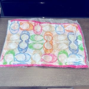 Coach silk scarf, brand new!